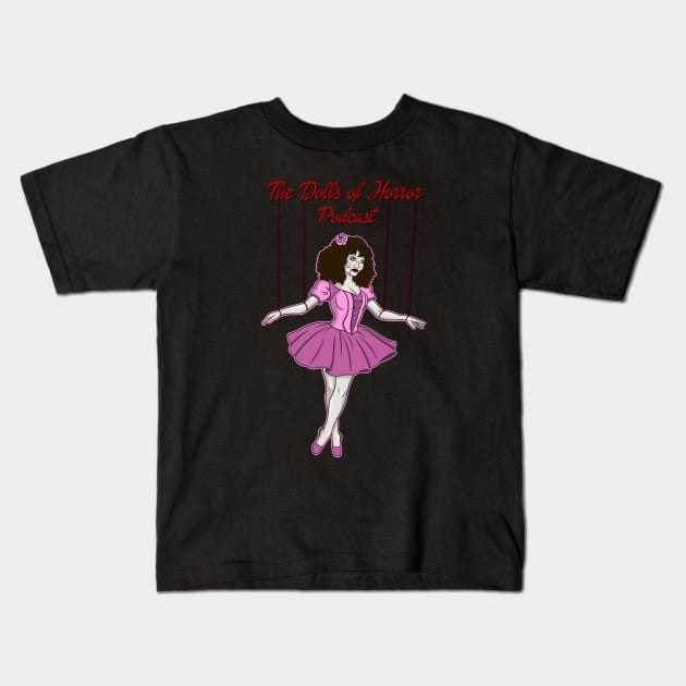 Dolls of Horror 2023 Logo (no hands) Kids T-Shirt by The Dolls of Horror